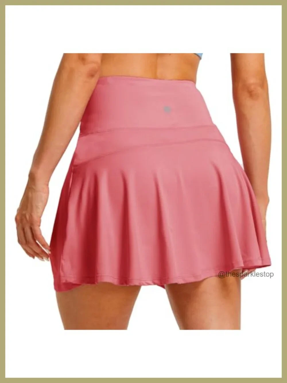 Women's Pleated Tennis Skort with 2 Pockets High Waisted Athletic Golf Skirt